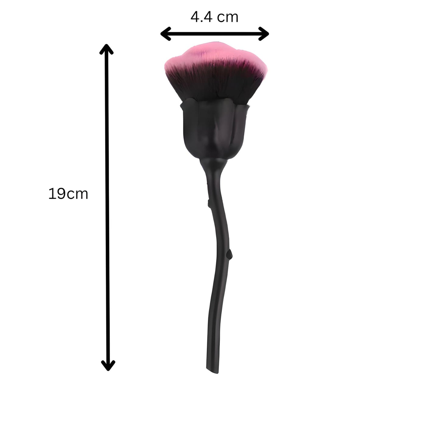 Nocturnal Rose Makeup Brushes - Vibrant Rosebud