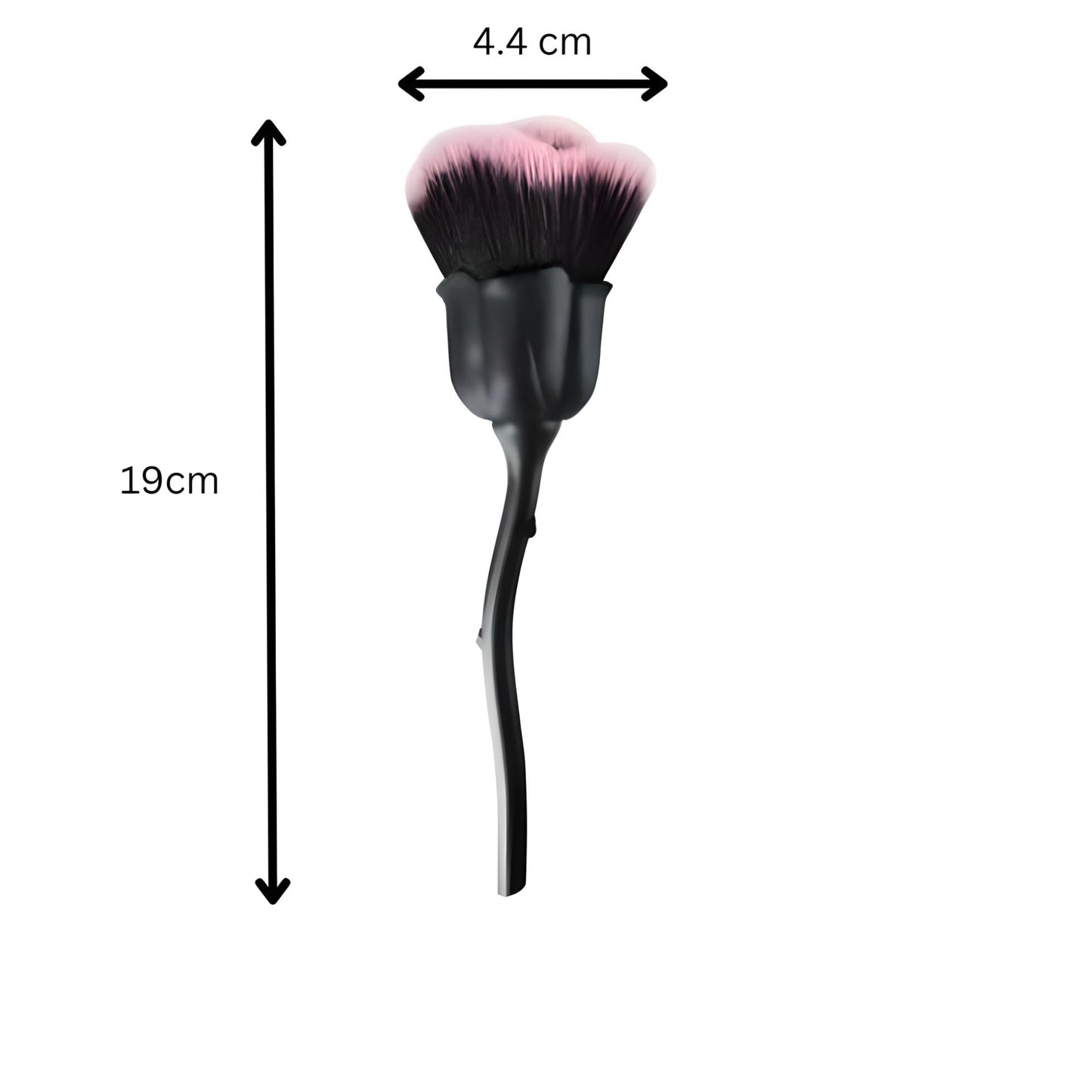 Nocturnal Rose Makeup Brushes - Vibrant Rosebud