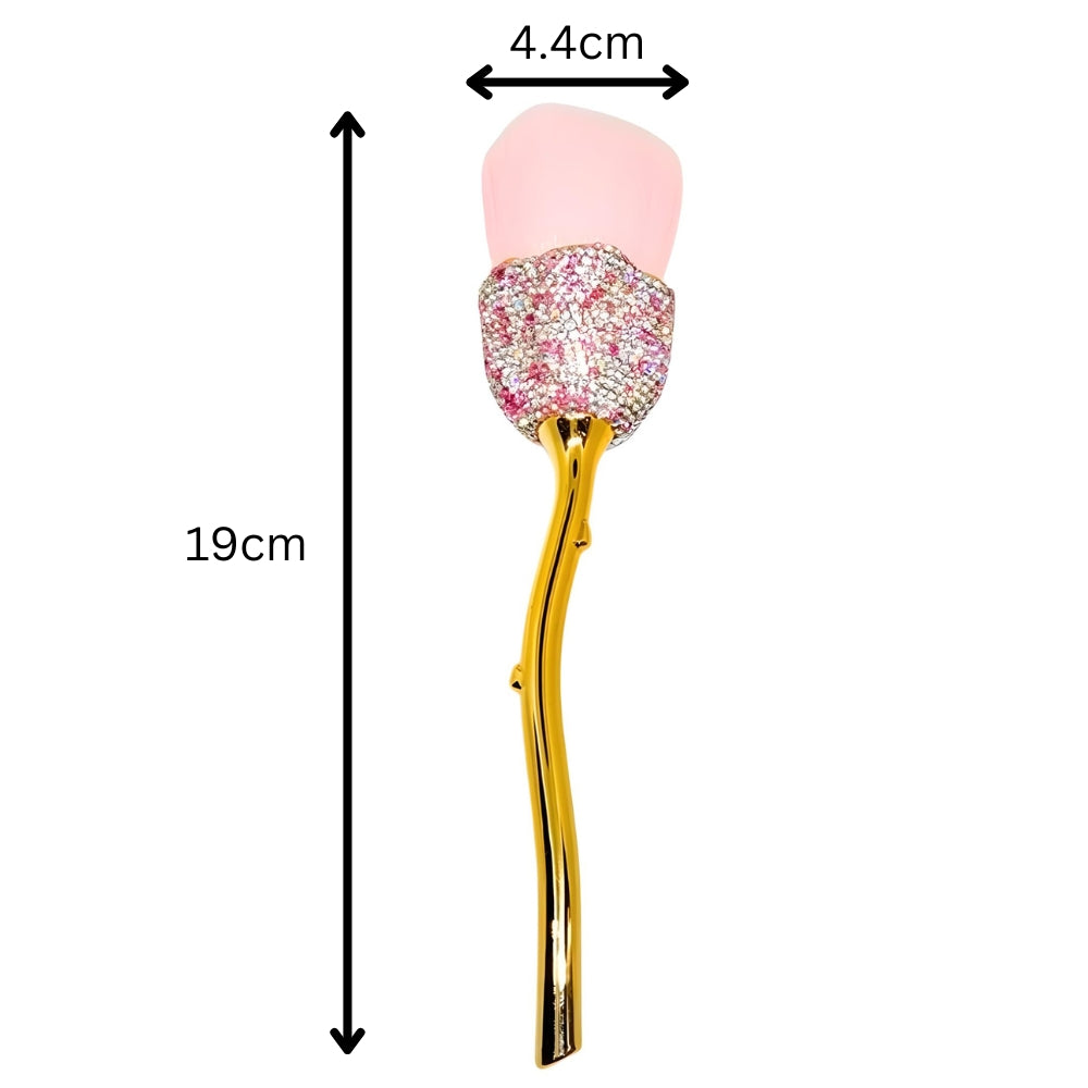 Sparkling Rose Makeup Brush Collection
