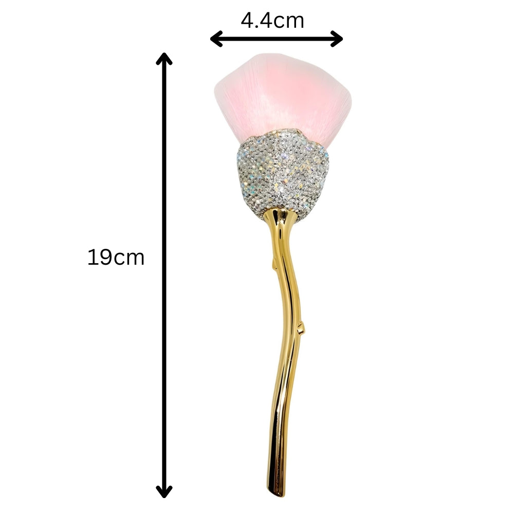 Sparkling Rose Makeup Brush Collection
