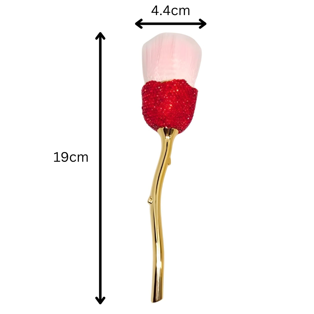 Sparkling Rose Makeup Brush Collection